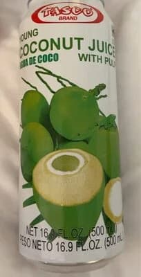 Coconut juice with pulp