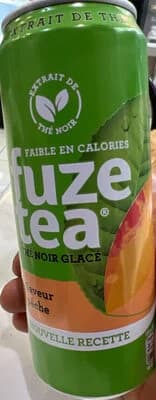 FuzeTea Thé noir glacé saveur pêche – FUZE TEA – 330 ml